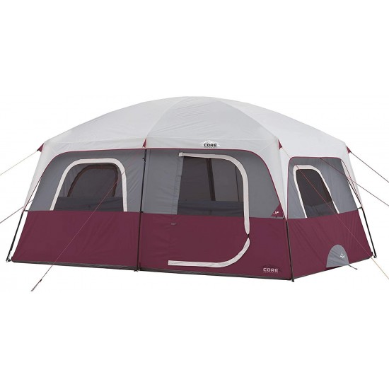 10 Person Straight Wall Cabin Tent (Renewed)