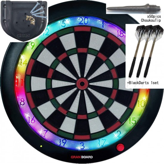 3s LED Bluetooth Dartboard Green with Special Bracket & ChoukouTip50pics