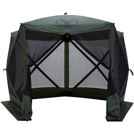 4 Person 5 Sided Portable Pop Up Gazebo Screened Tent