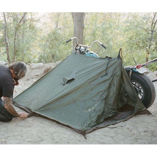 Abel Brown Nomad 3 Adventure Motorcycle Tent Camping