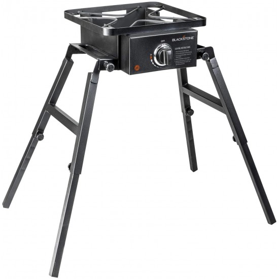Blackstone Single Burner Camp Stove - Portable - Adjustable Legs for Uneven Terrain - Anywhere Stove