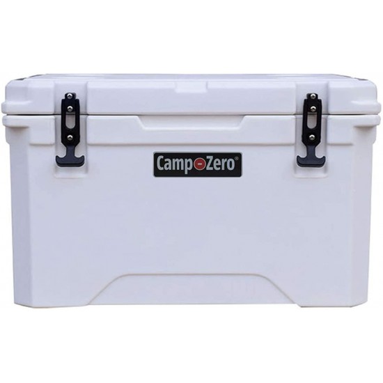 CAMP-ZERO 40L | 42.26 Quart Premium Cooler/Ice Chest with 4 Molded-in Cup | White