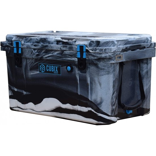 Cubix Camo Cooler 45 Quart | Great for Hunting | Ice Chests and Coolers | Lifetime Rotomolded Ice Cooler | Portable and Hard | Camping, Fishing, Travel, Beach and Patio