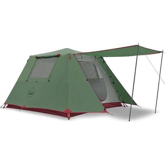 Family Camping Tent Large Waterproof Pop Up Tents 4/6/8 Person Room Cabin Tent Instant Setup with Sun Shade Automatic Aluminum Pole