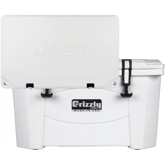 Grizzly 40 Jeep Edition Cooler, White, 40 QT