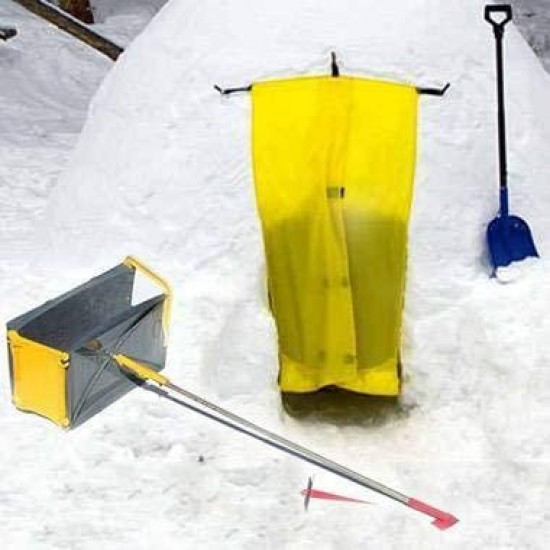 ICE BOX Igloo Building Tool by Grand Shelters - Perfect Winter Shelter - Warmer and More Comfortable Than Winter Tents