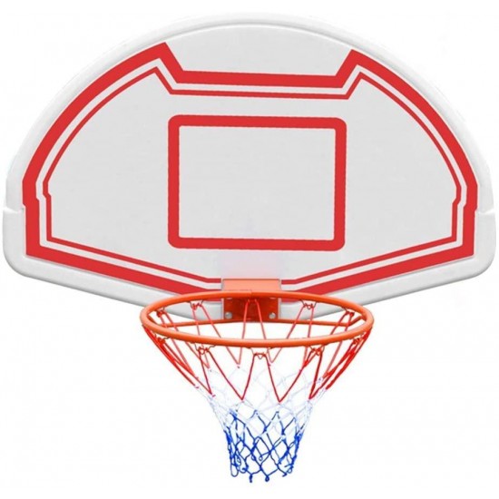 JINDEN Backboard Mini Basketball Hoop, Portable Basketball Backboard Wall Mounted Hoop, for Kids Adults Indoor Play Basketball Court Equipment