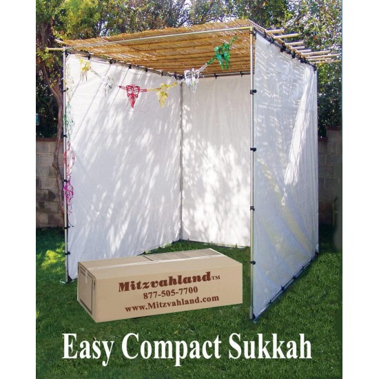 Mitzvahland Sukkah - Easy Compact Sukkah Succah Sukah - Certified Kosher