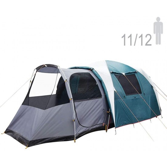 NTK Super Arizona GT up to 12 Person 20.6 by 10.2 by 6.9 Height Foot Sport Family XL Camping Tent 100% Waterproof 2500mm