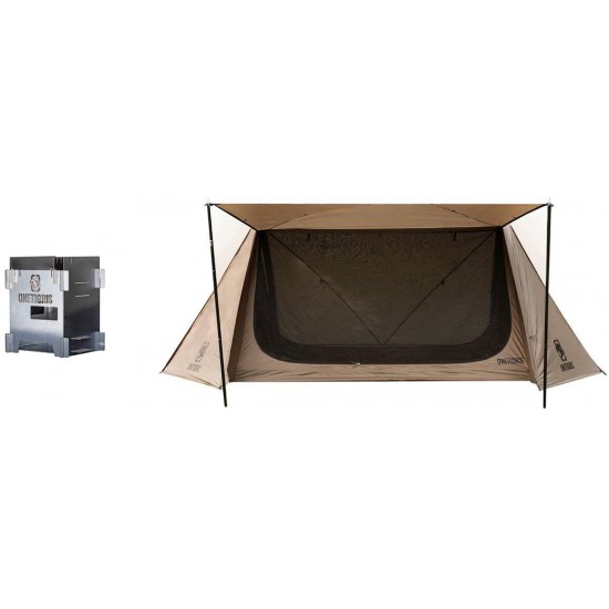 OneTigris Outback Retreat Camping Tent + Wood Stove