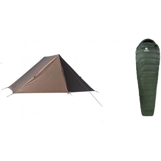 OneTigris Tangram UL Double Backpacking Tent + Down Sleeping Bag