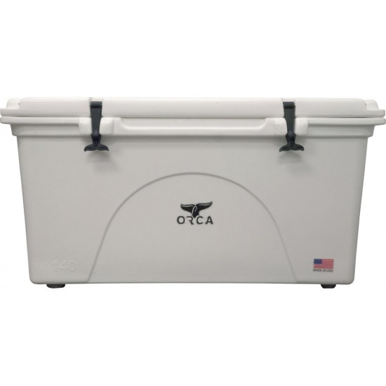 ORCA ORCW020 Cooler with Single Flex-Grip Stainless Steel Handle for Simple Solo Portage, 20 Quart, White