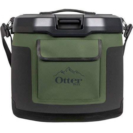 OtterBox 30-Quart Softside Trooper Cooler with Leakproof Seal and Carry Strap, Alpine Ascent Green