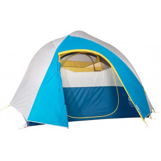 Sierra Designs Nomad 4 & 6 Person Tents, Two Door/Vestibules, Integrated Window, Near Standing Peak for Maximum Livability & More