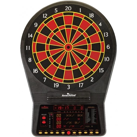 Cricket Pro 900 by - Talking Electronic Dartboard, 15.5" Target Area, Up to 8 Player Score Display, Solo Play, MPR and PPD Scoring, 8 New Games, Includes Soft Tip Darts and Extra Tips