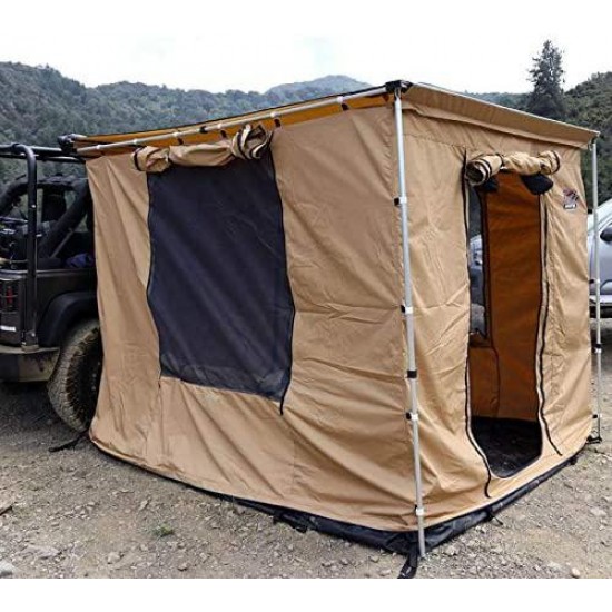Tuff Stuff Overland Awning Camp Shelter Room w/PVC Floor, 280G Material, 6.5 x 8 TS-AWN-CSR-280G