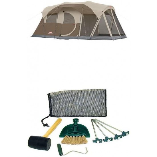 WeatherMaster 6-Person Screened Tent with Tent Kit