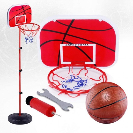 Window-pick Height Adjustable Portable Basketball Stand, with Adjustable Height Basketball Hoop with Stand Stability and Durability for Children Indoor Outdoor Children s Gift