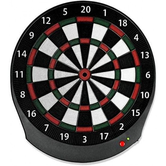 YYANG Dart Board Electronic Dart Board Set Dart Target Networking Bluetooth Dart Board with 6 Darts Blue for Family Or Party